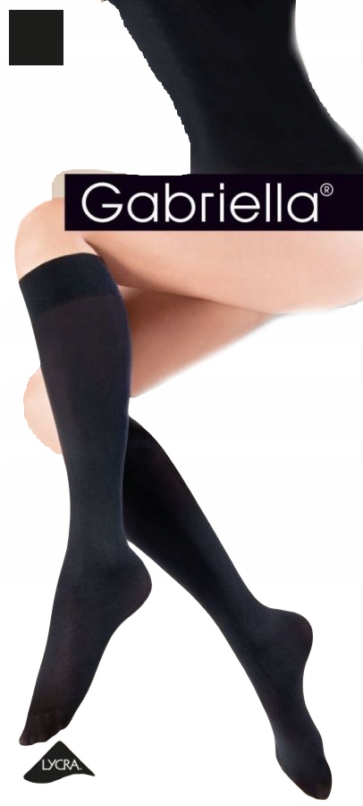

Gabriella Podkolanówki Microfibre 501 Nero