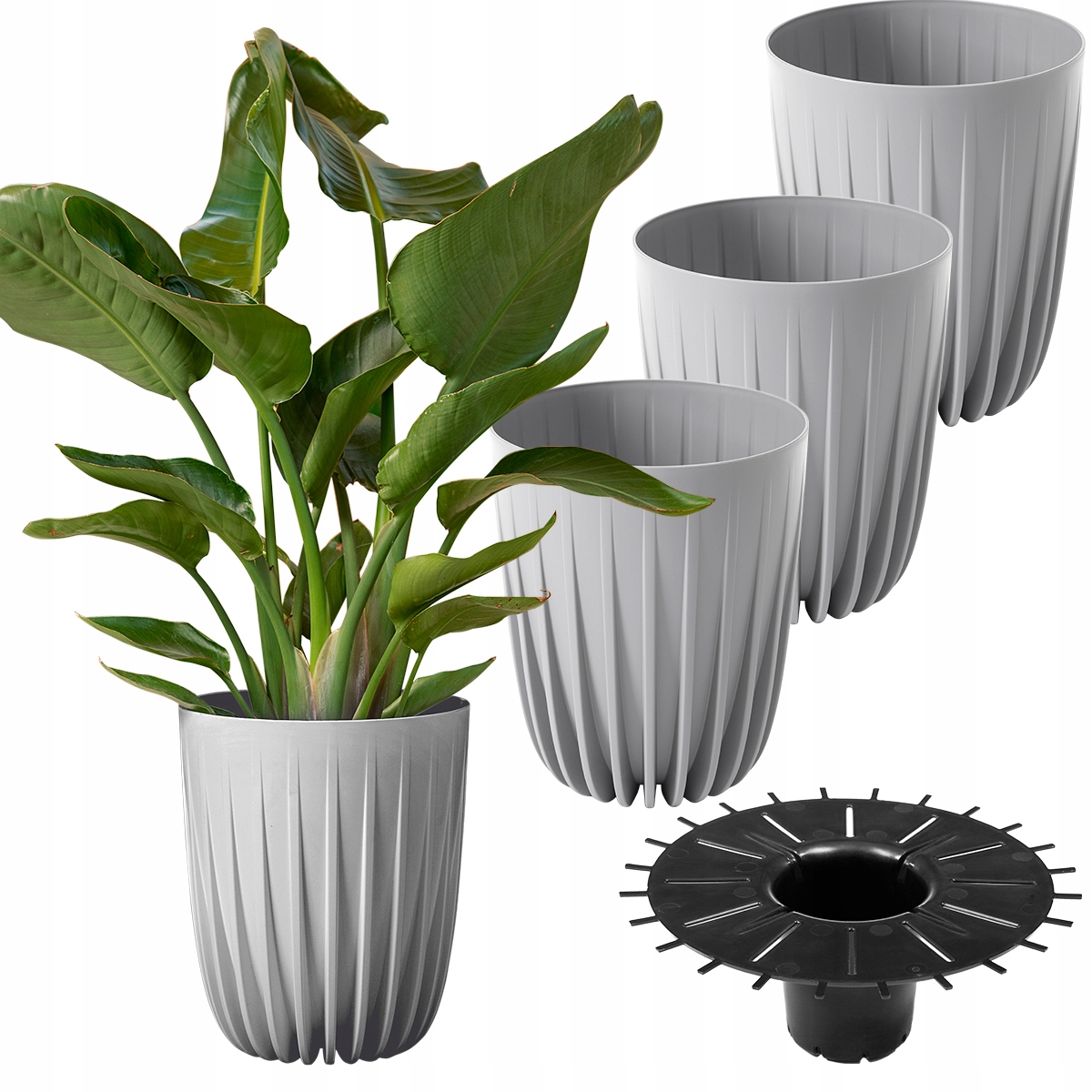 

Zestaw 3X Doniczka Osłonka Domowa Ogrodowa 19cm