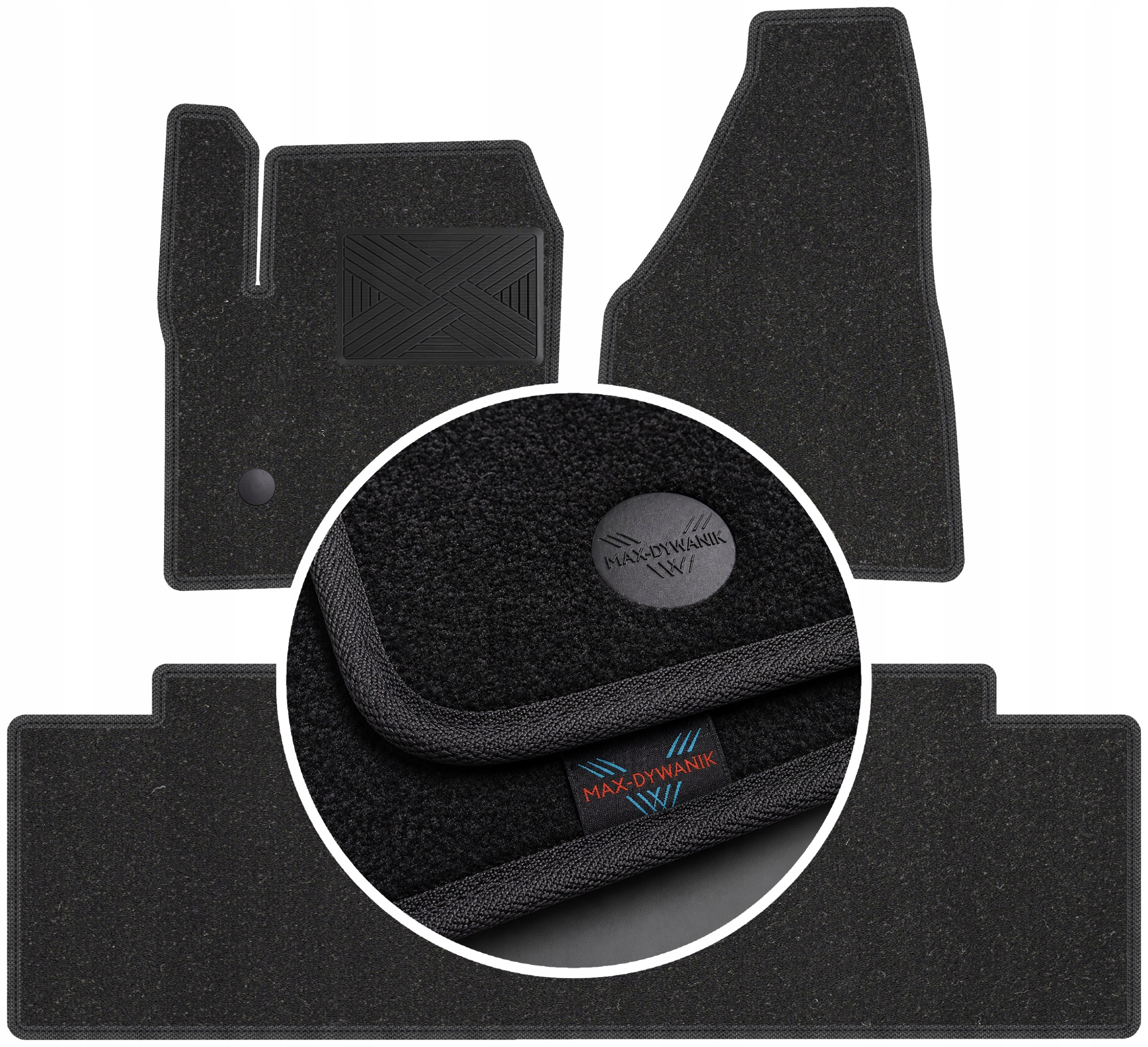 Ford F-250 Duty Crew Cab 11-16 Koberce do auta Perl-Line 12 mm