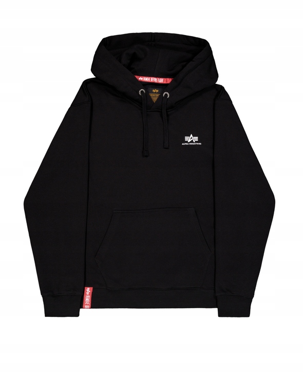 Bluza Alpha Industries Basic Hoodie Small Logo black