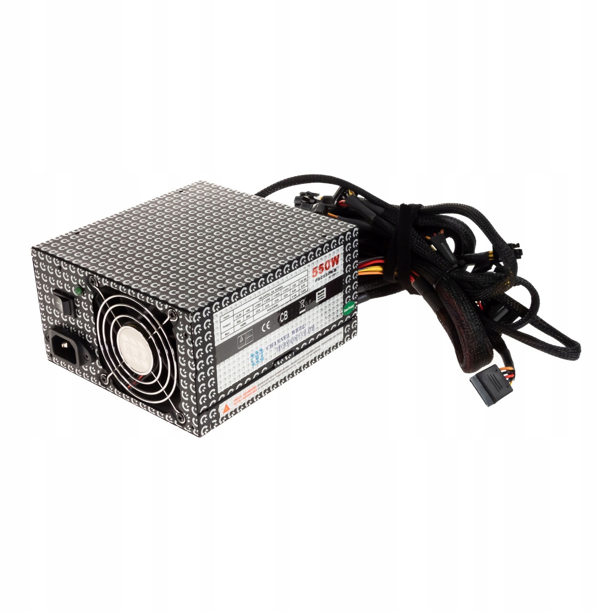 Cwt PSC550R-E 550W Psu Atx 20+4-PIN ATX12V PCIe Sata Molex Fdd