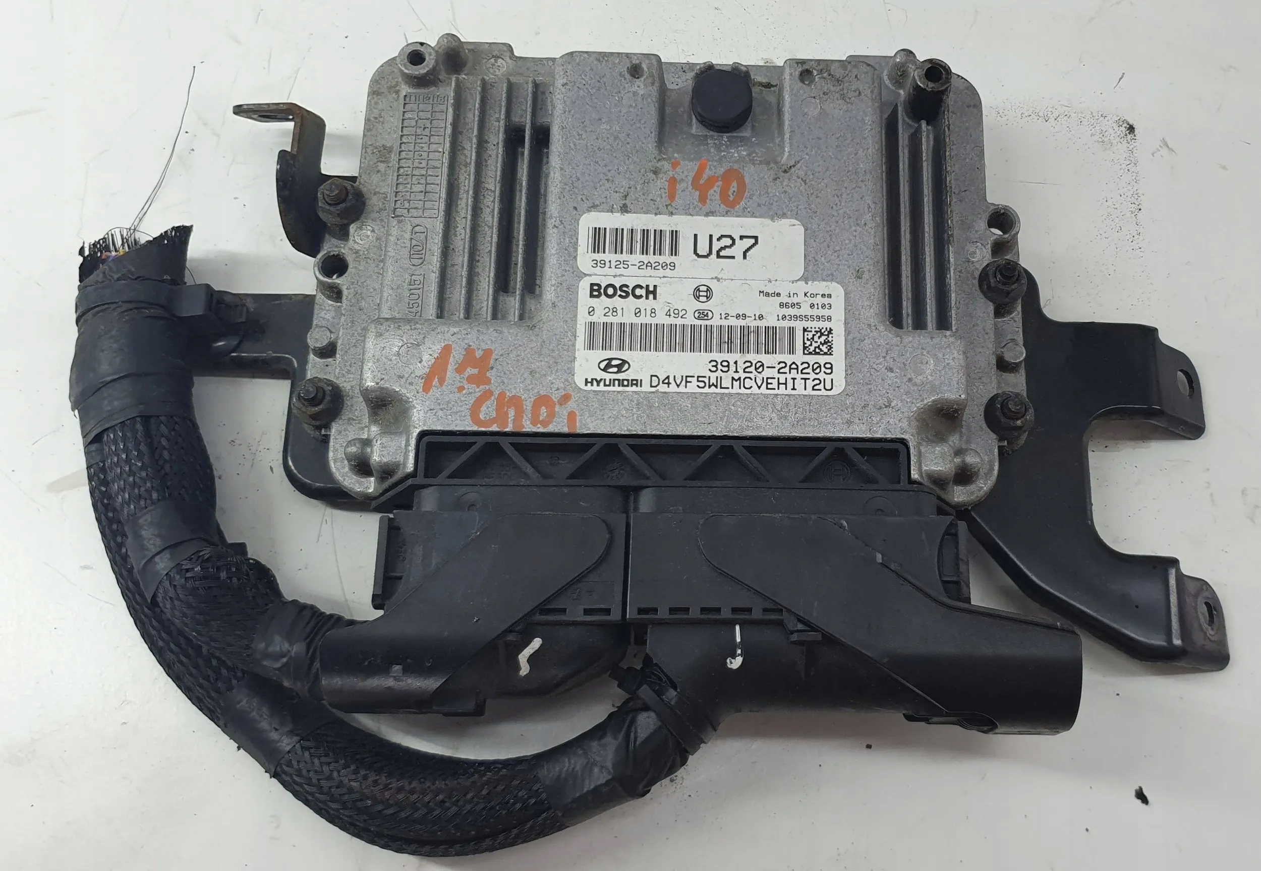 Hyundai i40 1.7 CRDI control unit of the engine ECU computer