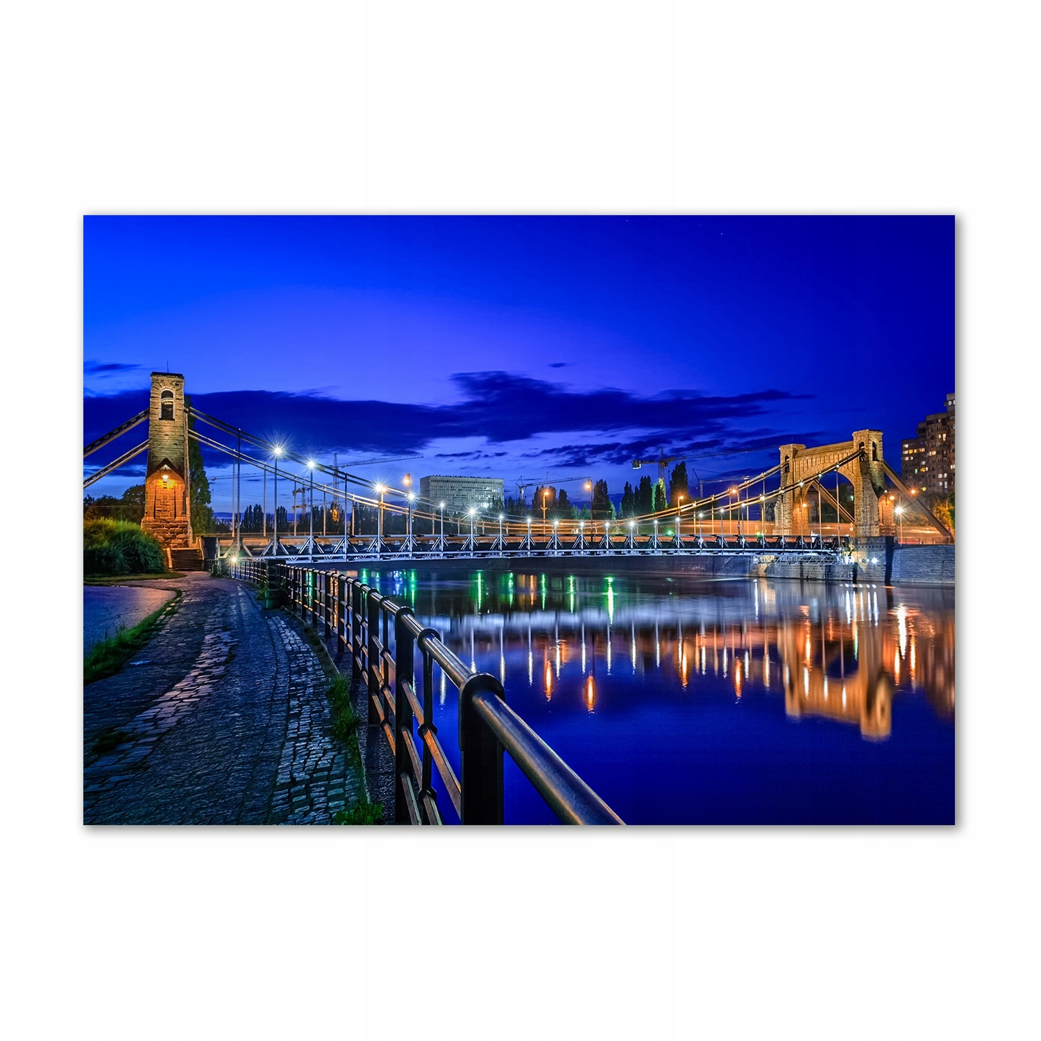 

Foto obraz szkło akrylowy Wrocław nocą 100x70 cm