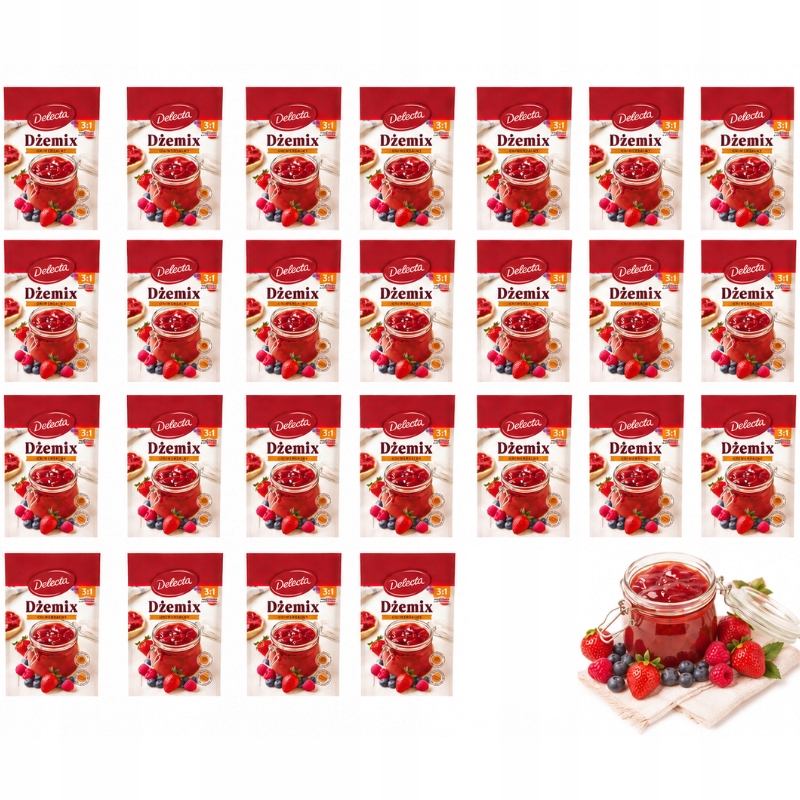 Dżemix Uniwersalny 3:1Mieszanka Żelująca Delecta 25x30g