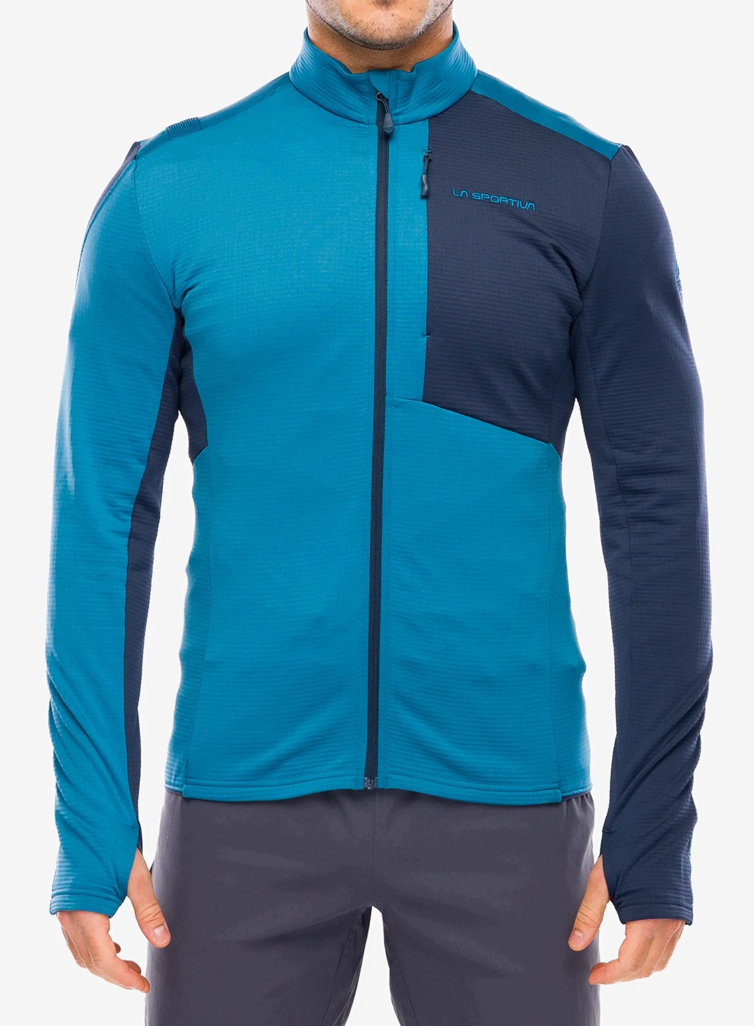 Bluza rozpinana La Sportiva Chill Thermal Jacket lake/night sky XL