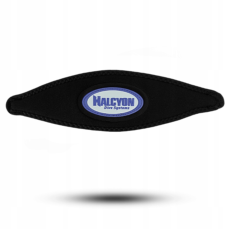 Neoprenový pásek na masku s logem (na suchý zip) Velcro Blue Halcyon