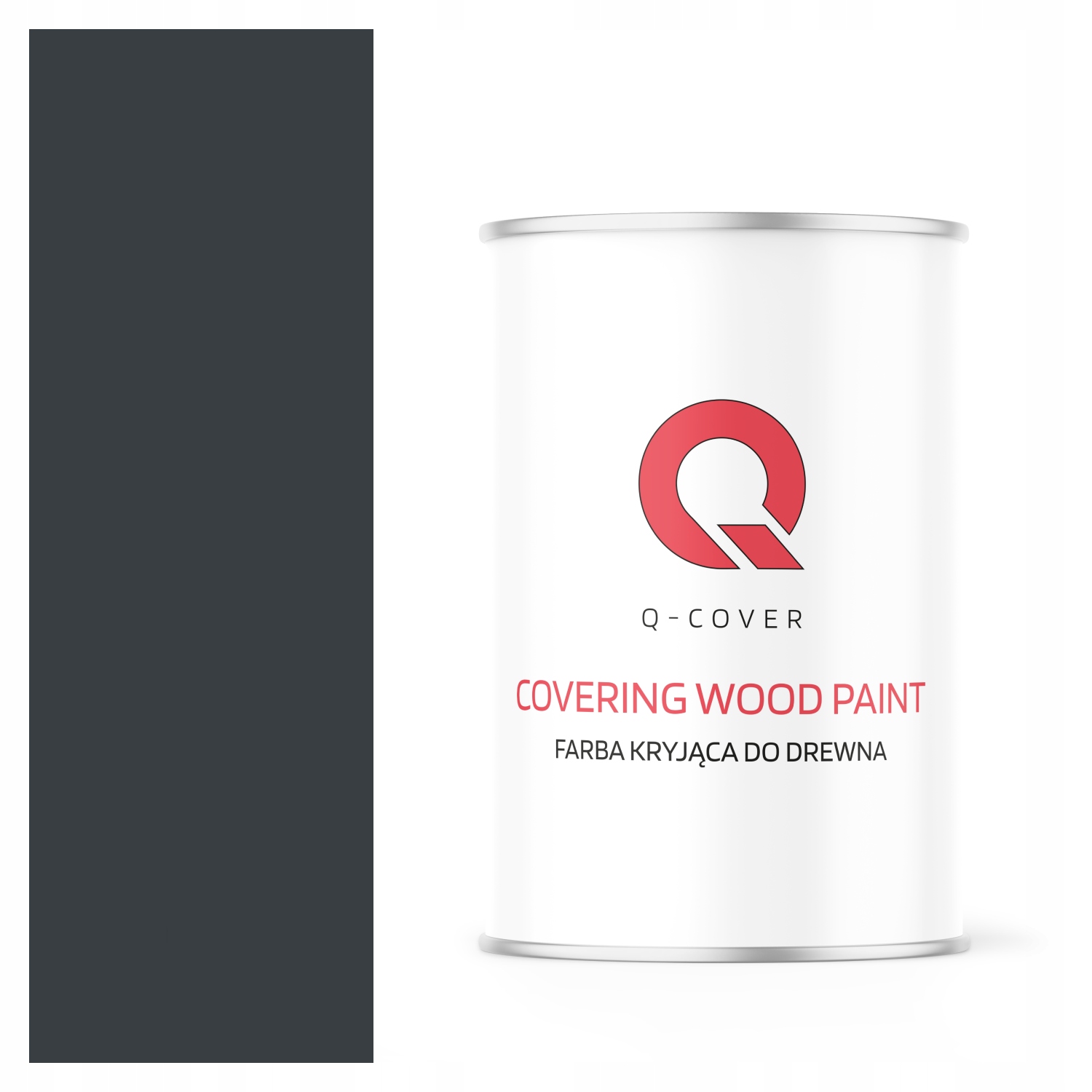 Farba Do Drewna Kryjąca Drzwi Renowacji Osb Mdf Ral 7016 Antracyt Półmat 1L