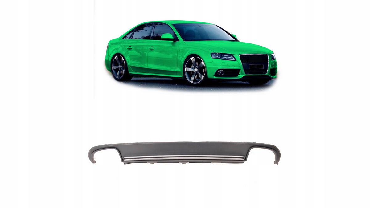 Difuzér Audi A4 B8 zadný s koncovkami