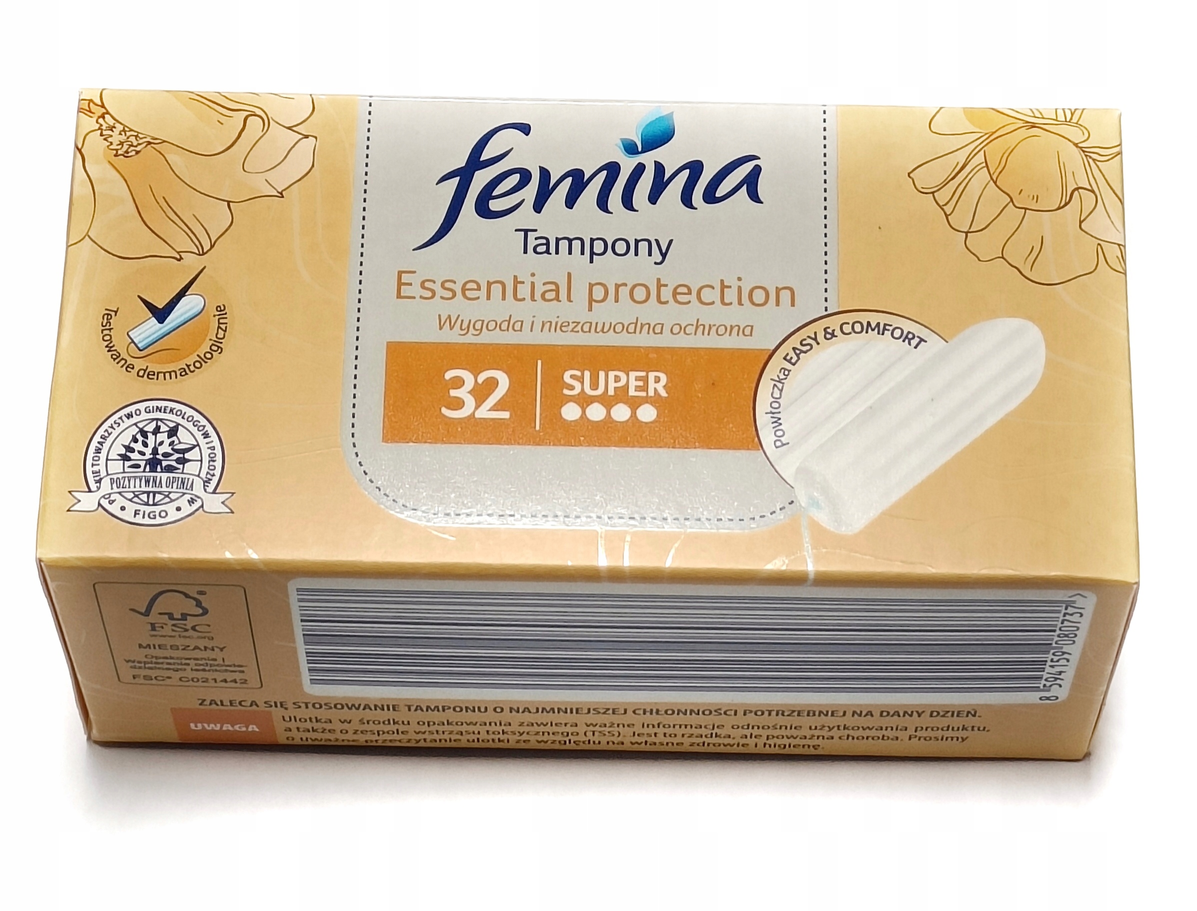 Tampony Femina Essential Protection 32 sztuki