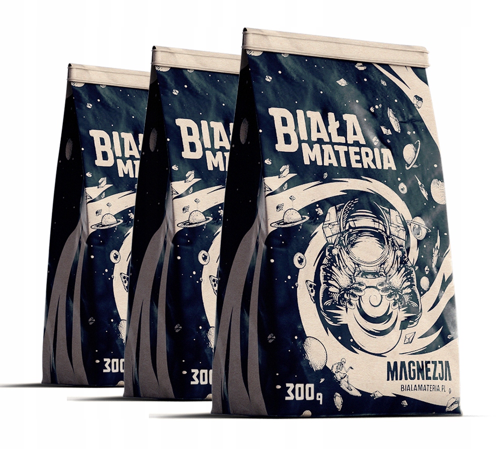 3x Magnezja w proszku | BIAŁA MATERIA | 300G