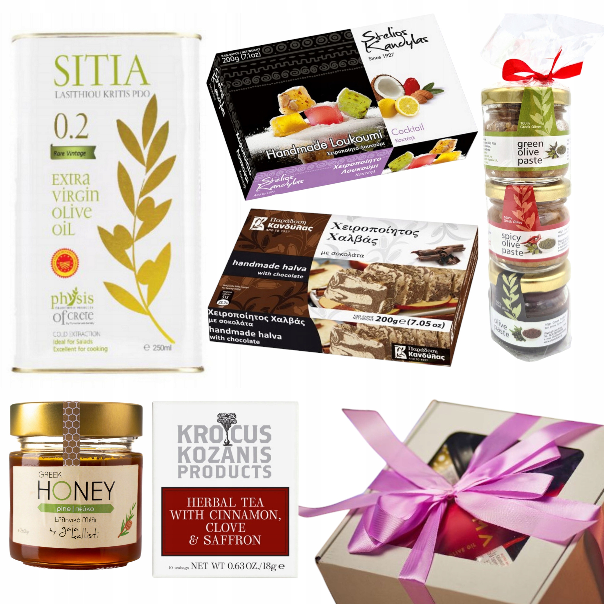 Levně Dárková sada svátek matek matek, řecký dárek pro babičku a dědečka
