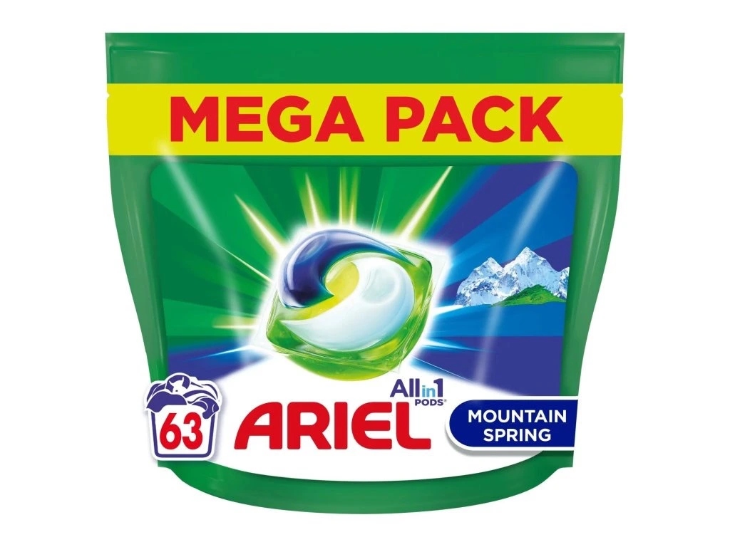 Levně Ariel All in 1 Power Mountain Spring Mountain Spring, 63 kapslí