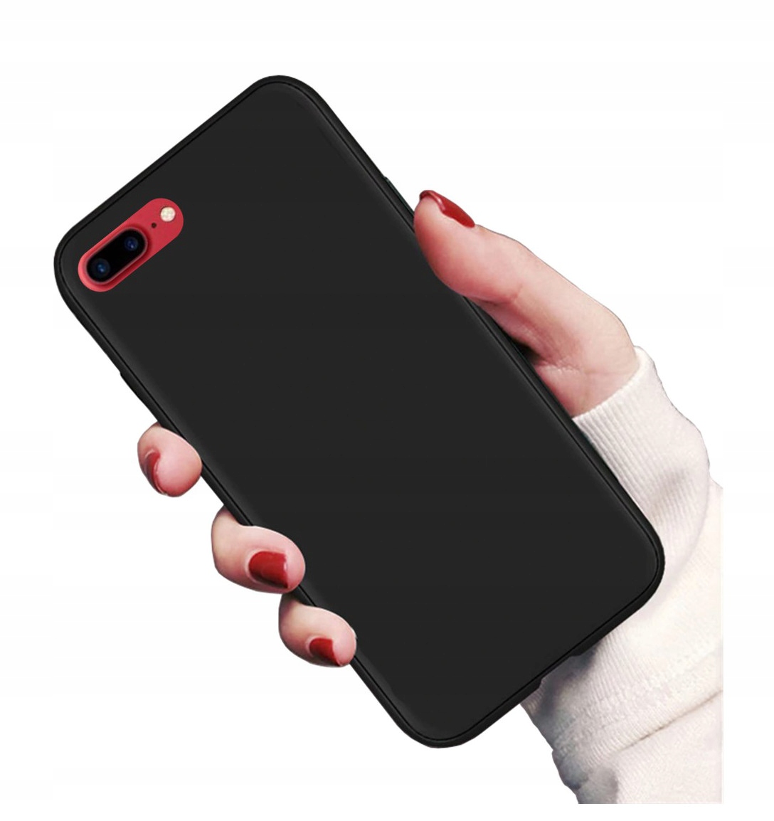 

Etui czarne matowe do Iphone 7 8 Plus Case