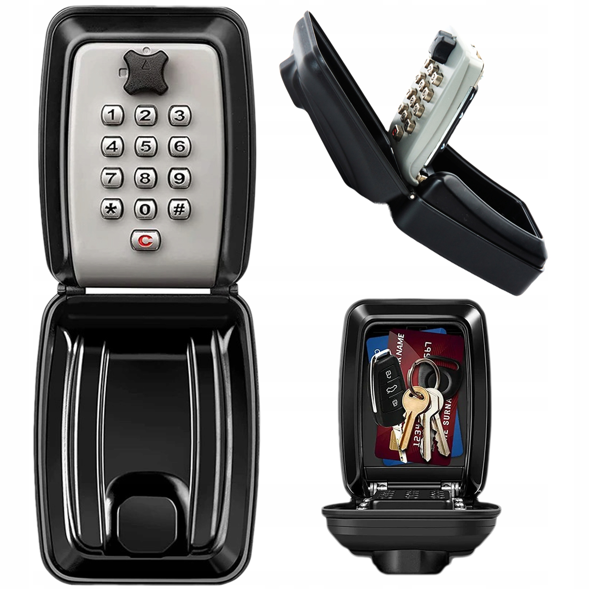 

Metalowa Kasetka Sejf Na Klucze Szyfr Metal Ciężki