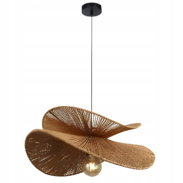 Lampa APP1828 naturalna sufitowa jutowa boho