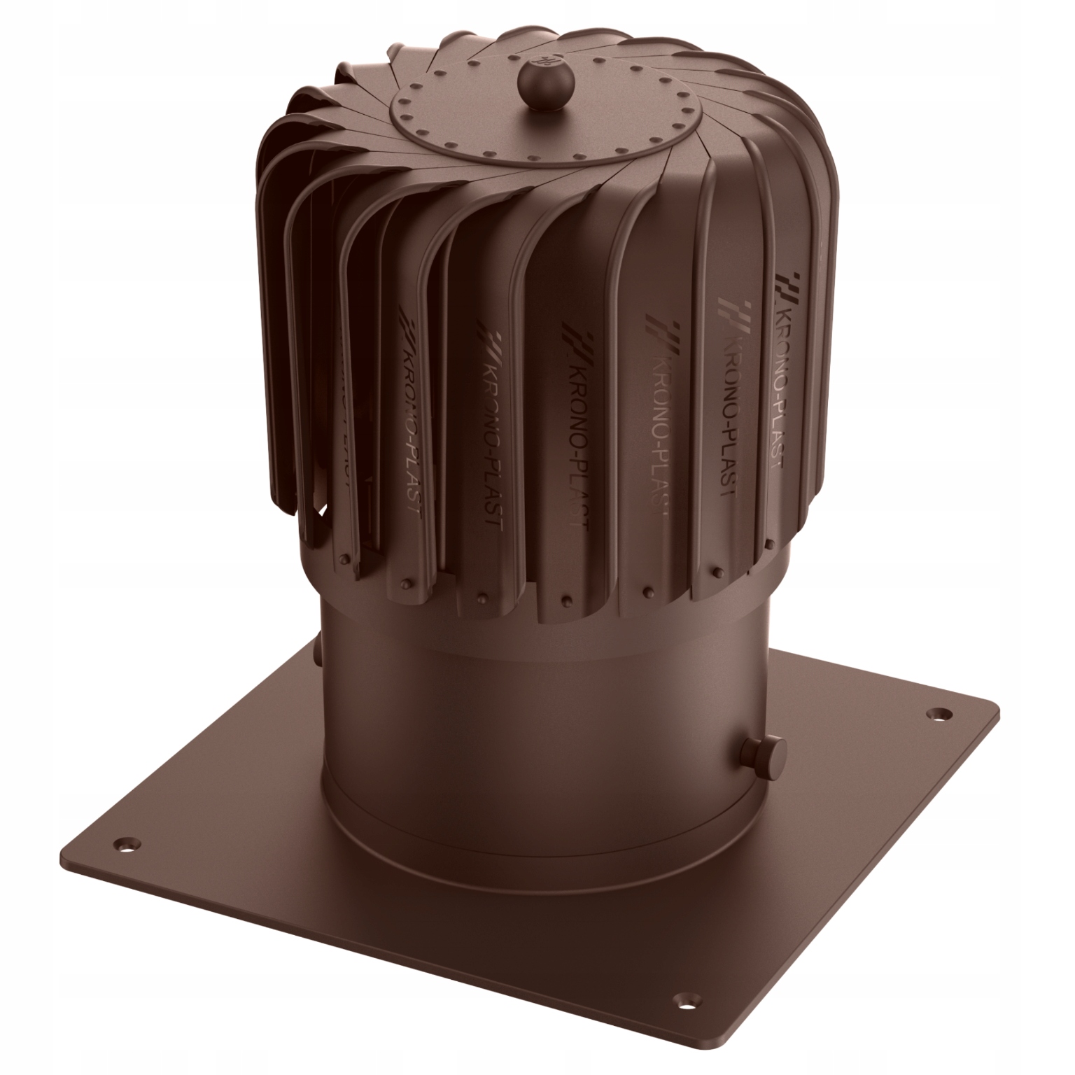 Komínová vložka podlouhlá Otočná s krytem pro Ventilaci fi200 Bronz 8017