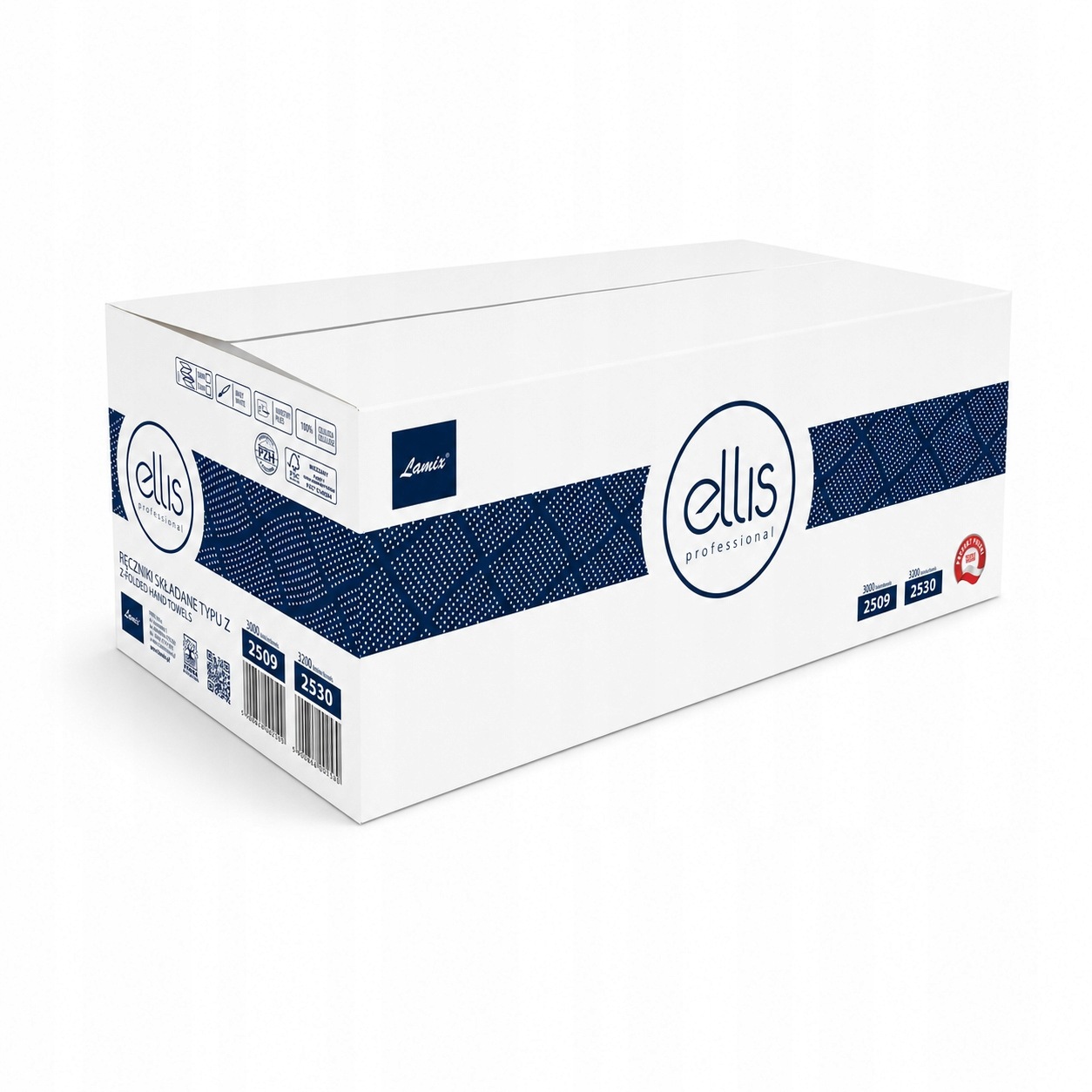 Papírový ručník Zz Ellis Professional 3000 listů 2W Celul. Lamix 2509
