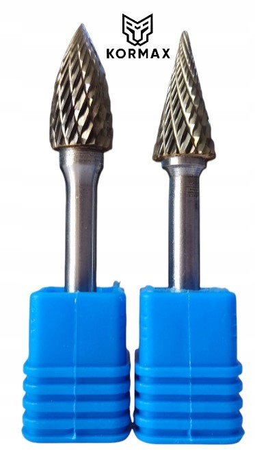 Rychlootáčkový frézovací rotační pilník 12 mm na karbidový kov Set 2ks