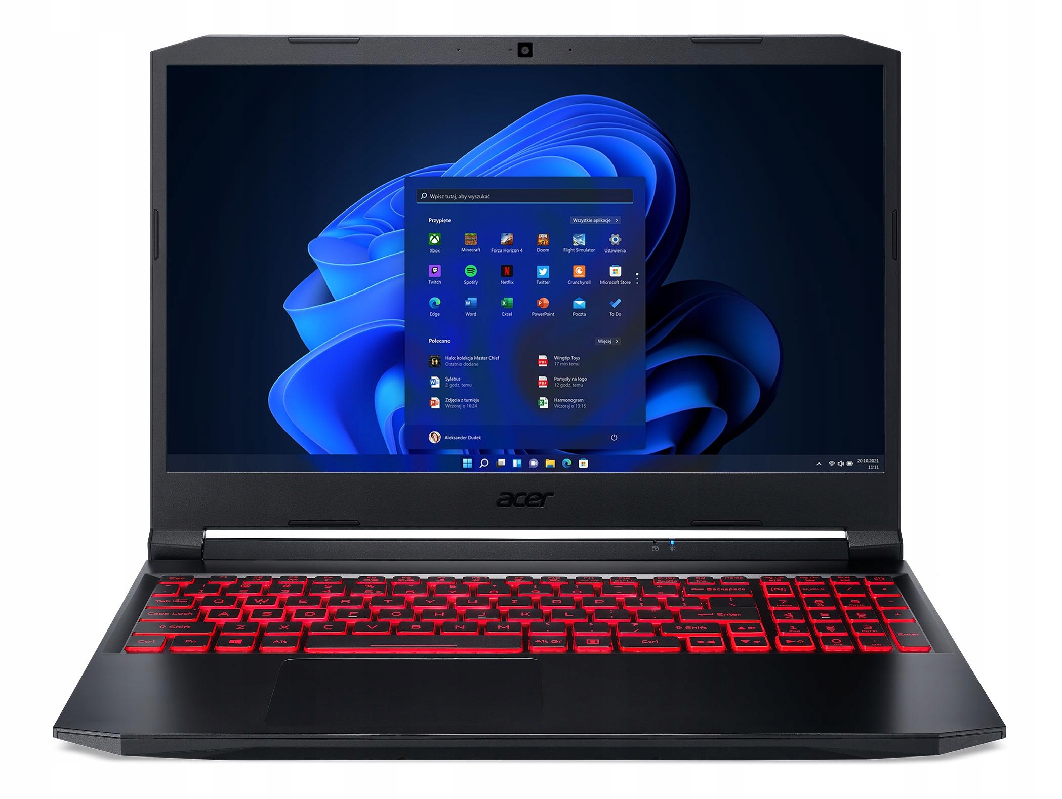 Herný notebook Acer Nitro 5 AN515-57-795F 15,6' 144Hz i7-11600H 16GB RAM