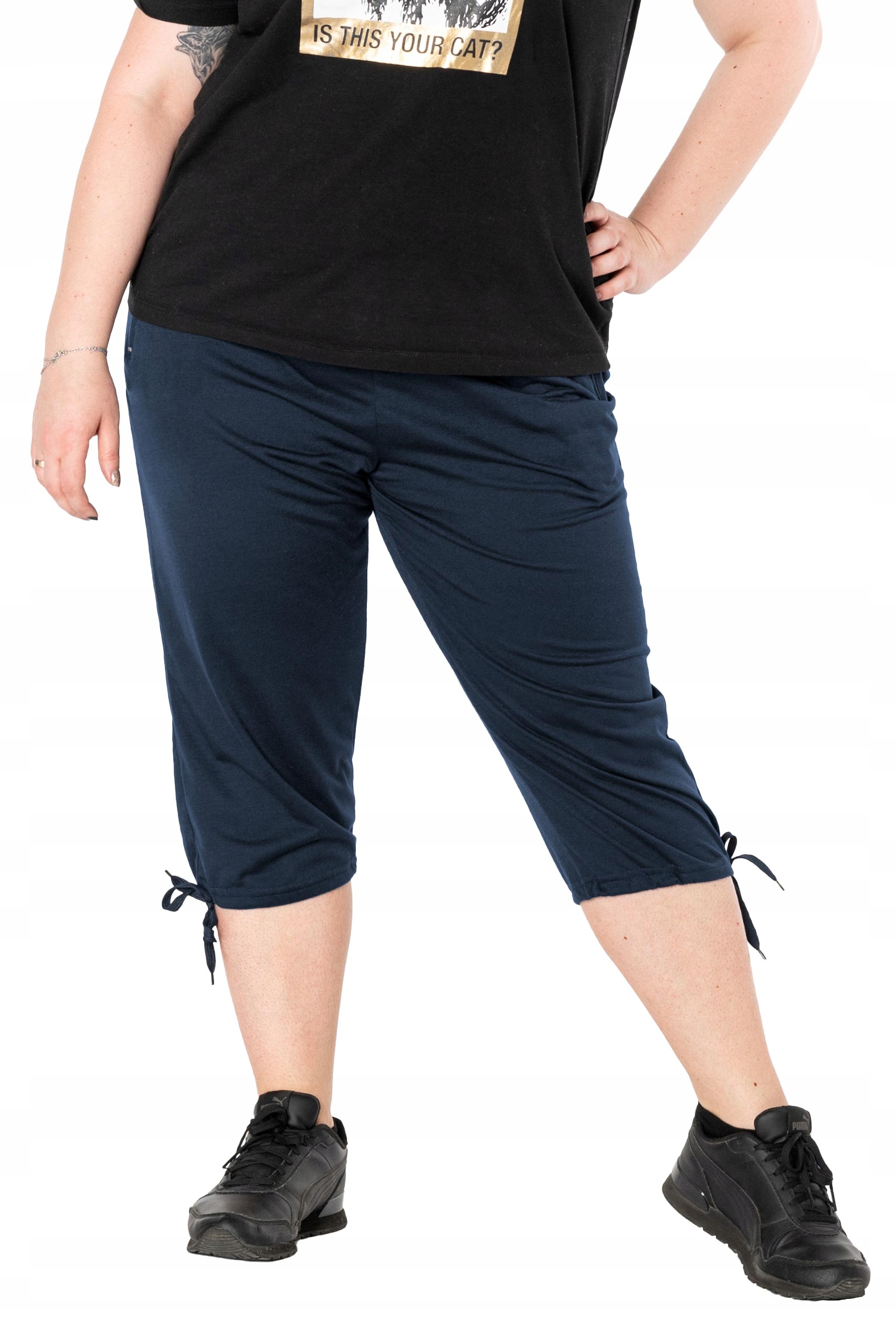 

Duże Krótkie Spodenki Damskie Rybaczki 839-3 5XL