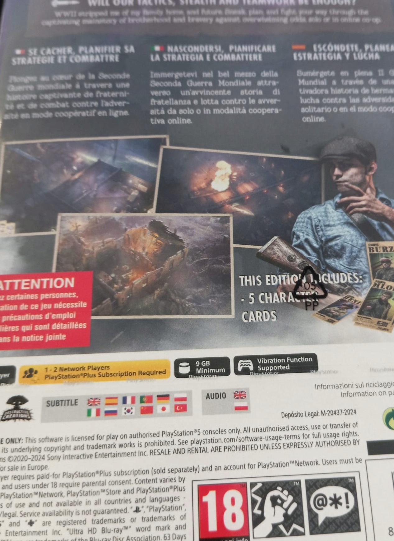 63 Days The Home Army Edition PS5 Dubbing PL / NOWA / PŁYTA Producent 07th Expansion