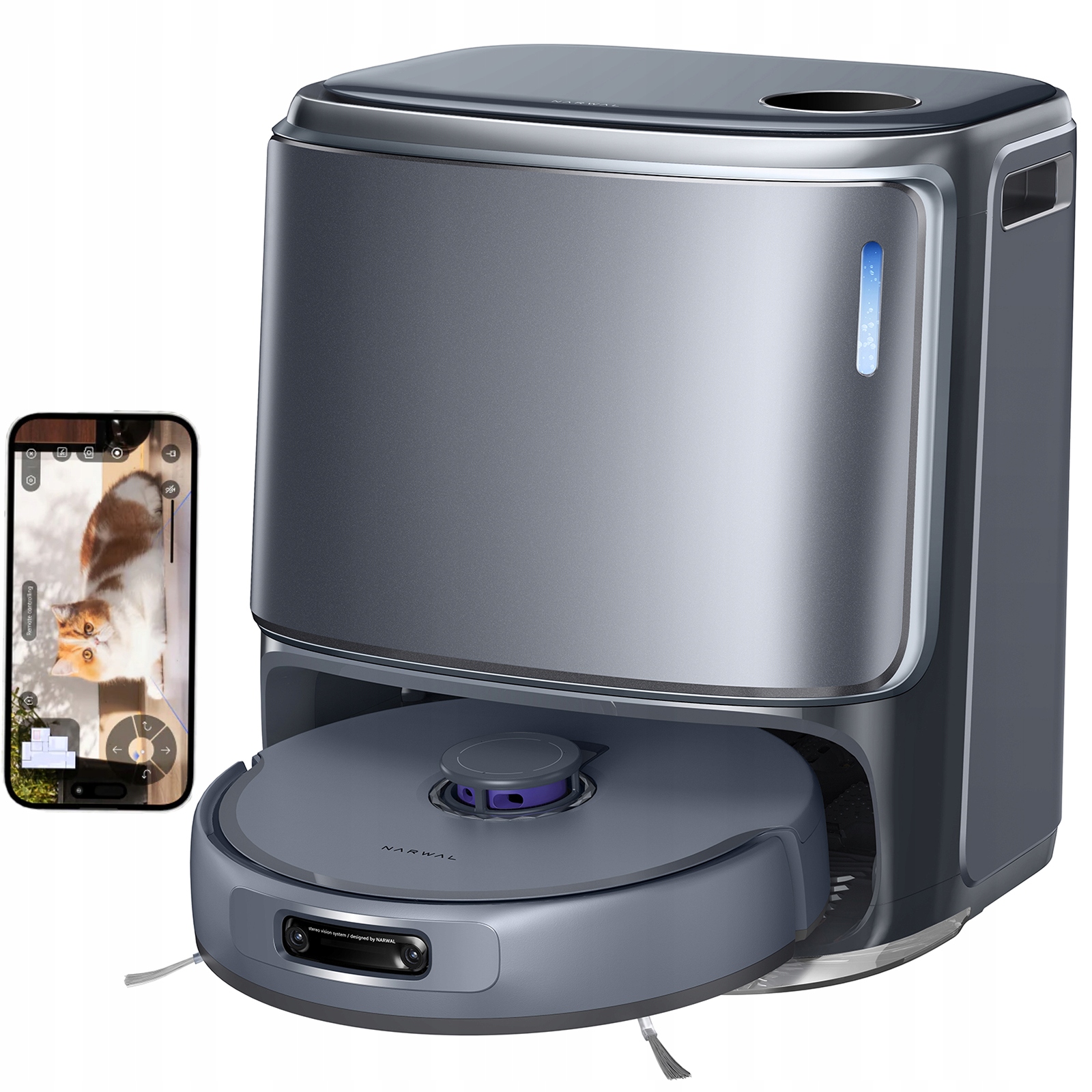 Robot sprzątający mopowanie Narwal Freo Z10 Ultra 18000Pa EdgeReach