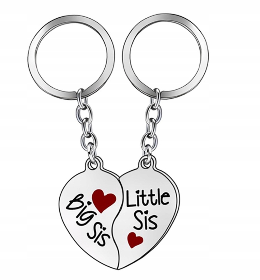 

Brelok Do Kluczy Serce Siostry Little Big Sister