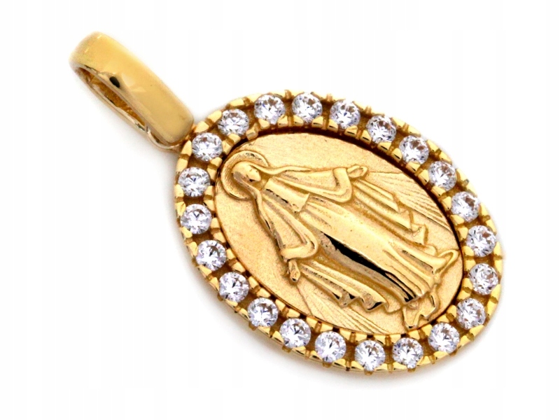 Dámský přívěsek ze zlata 585 s moderním krystalem 14 karátů