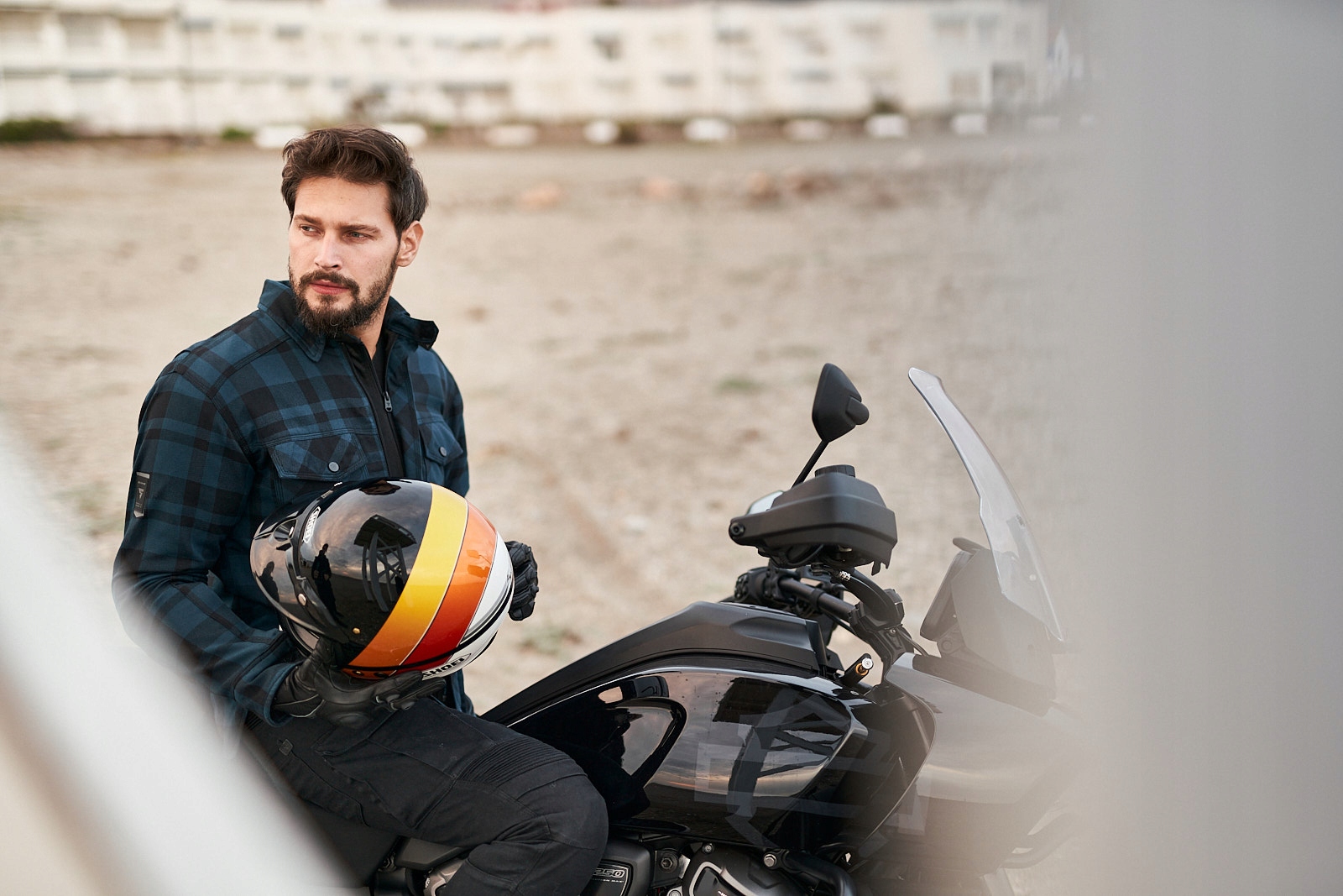 SPODNIE MOTOCYKLOWE | SHIMA GIRO 2.0 | MĘSKIE JEANSY + OCHRANIACZE + GRATIS Cechy dodatkowe ochraniacze