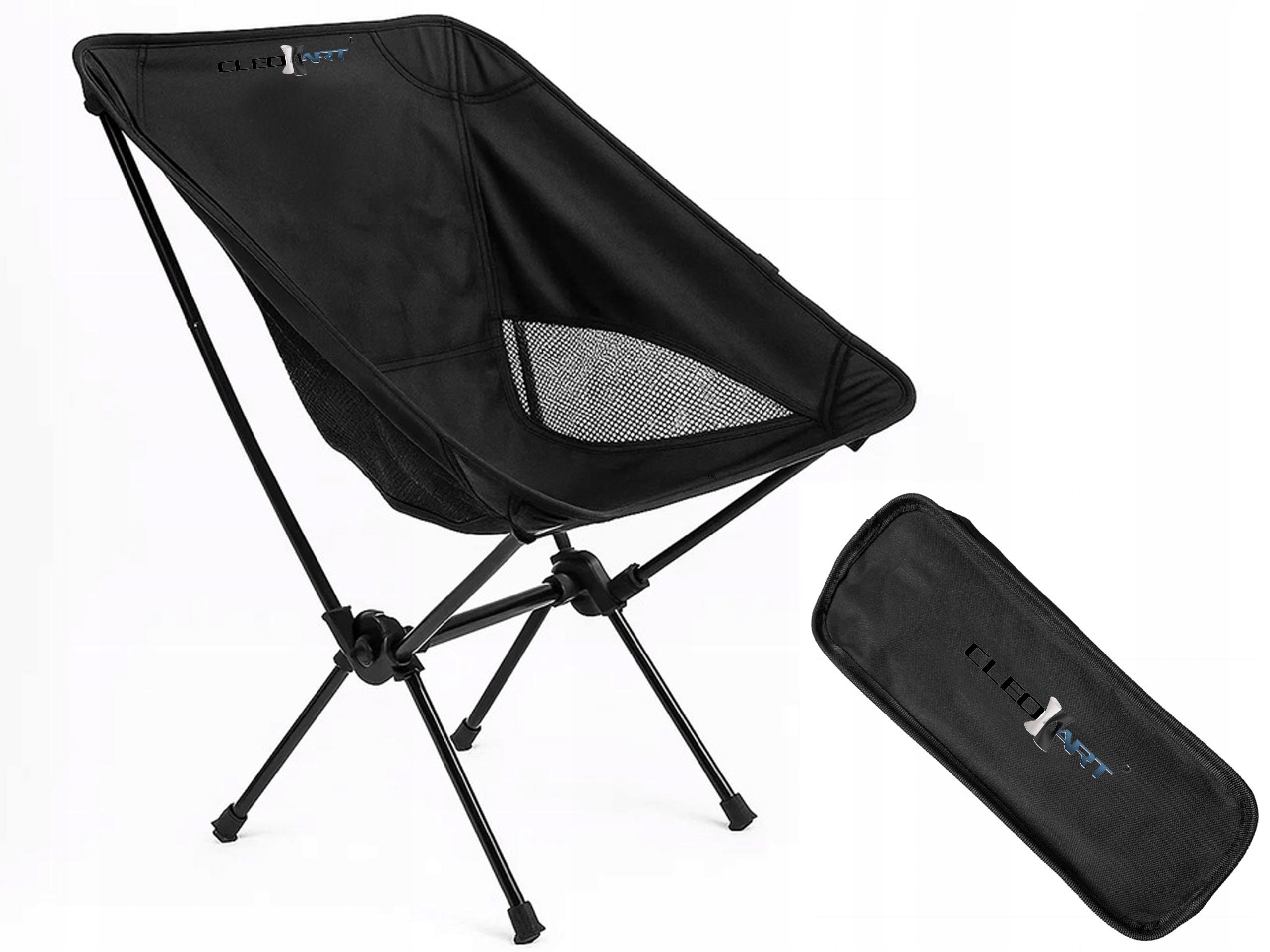 Krzesło Składane Turystyczne Kempingowe Mocne Plażowe Leżak Fotel Na Ryby