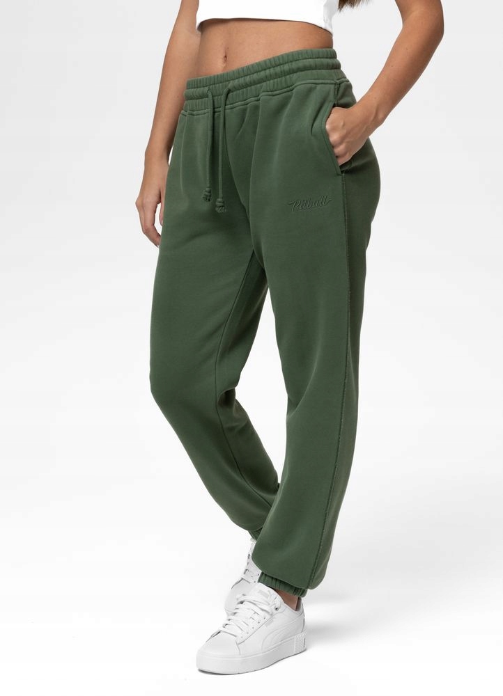 Dámské teplákové kalhoty Pitbull, zúžené, volnější tepláky Washed Lovia