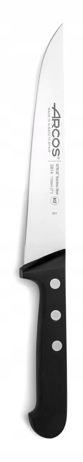 Nůž Kuchyňský Arcos Universal 17 cm na Zeleniny Ovoce Maso Černý