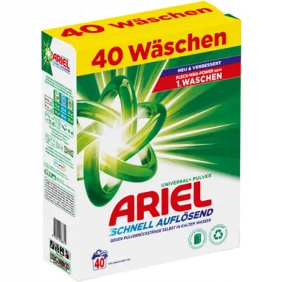 Levně Ariel Universal+ Prášek 40p 2,4kg