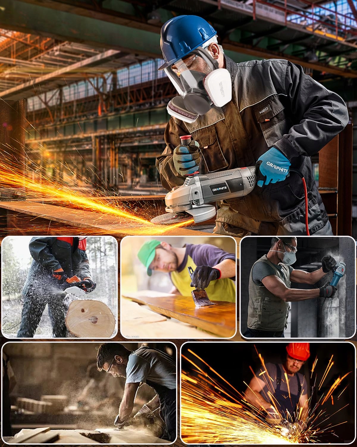 Maska przeciwpyłowa lakiernicza 6800 6900 6000 pełnotwarzowa filtry typ 3M Kod producenta MASKA PRZECIWGAZOWA 6800