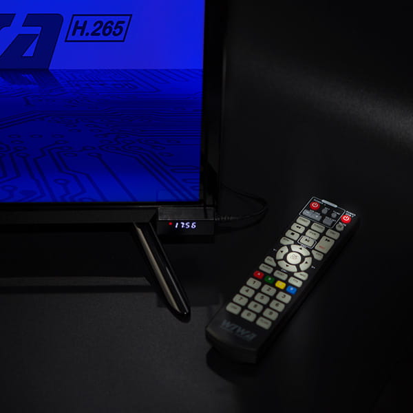 Dekoder tuner DVB-T2 Wiwa H.265 MINI LED HEVC HD Rodzaj tunera DVB-T2