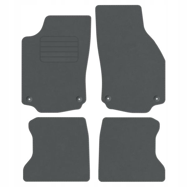 Opel Combo C 01-11 Velurové koberce Comfort Šedé