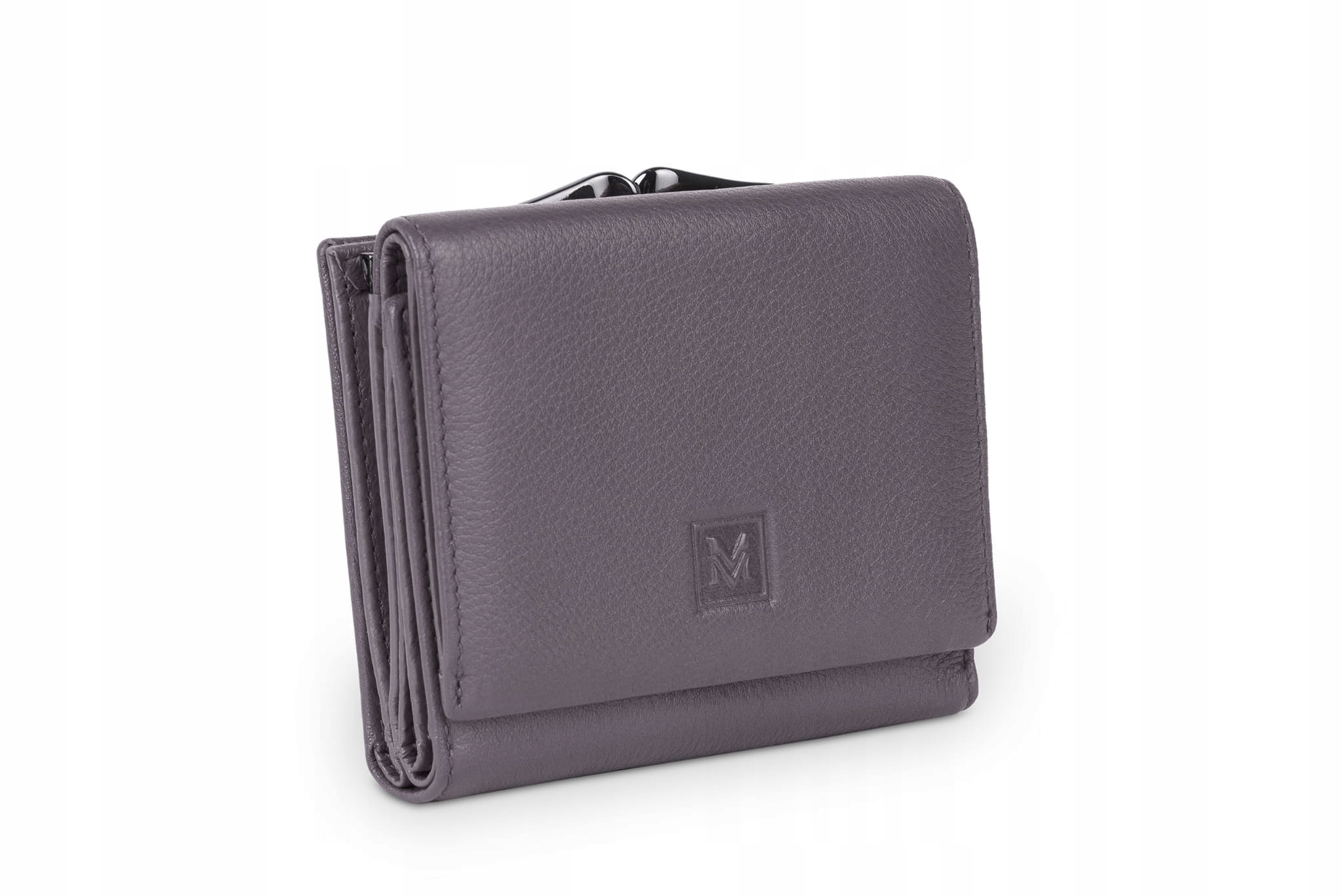 

Portfel damski Skórzany VerMari Morbido Śliwkowy