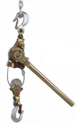 Lanový naviják s nadzemními vedeními 1500 kg