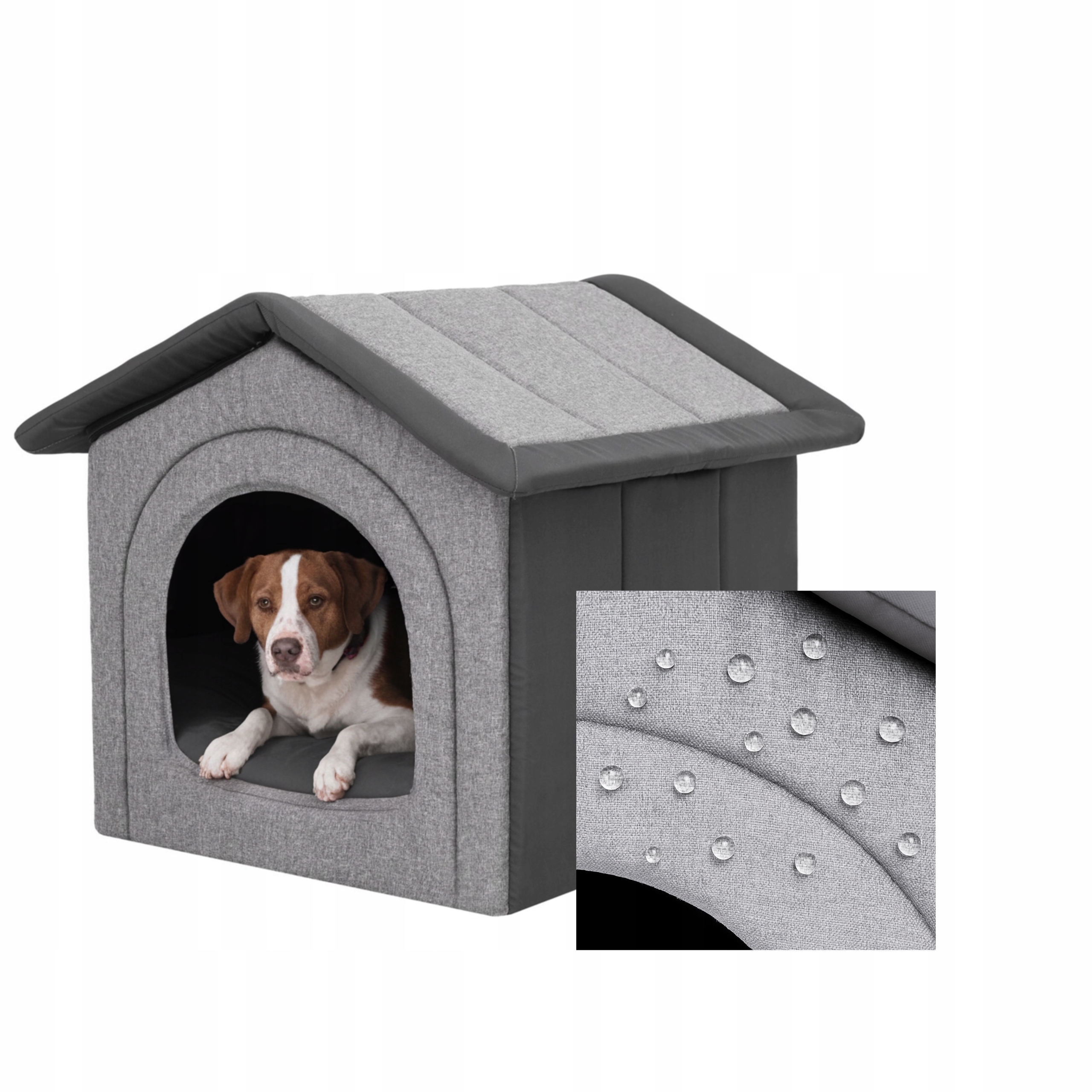 Bouda pro psa – Domeček pro psa z materiálu Teplá bouda Voděodolná 38x32 cm