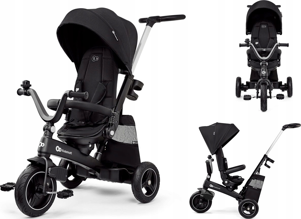 Kinderkraft Easytwist Trójkołowy Rowerek Z Obrotowym Siedziskiem Rower