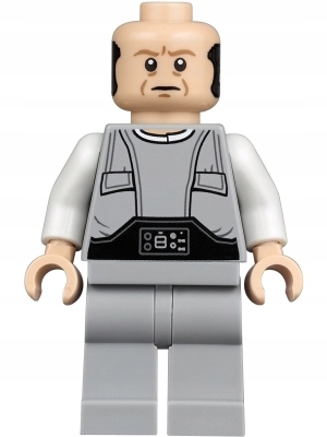 Lego Nová figurka Lobot Light Bluish Gray Uniform sw0974