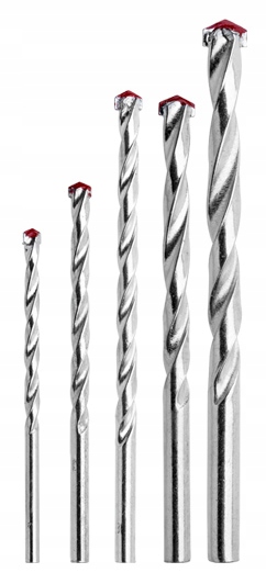 

Zestaw 5 Sztuk Wierteł Do Betonu 4,0-10,0 mm