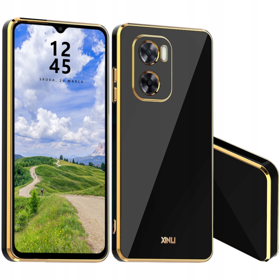 

Etui do Oppo A57 4G A57S Glamour Color Szkło