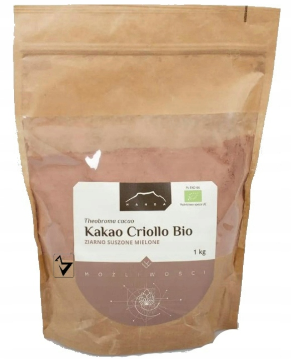 Nanga Kakao Criollo Bio suszone 1kg mielone