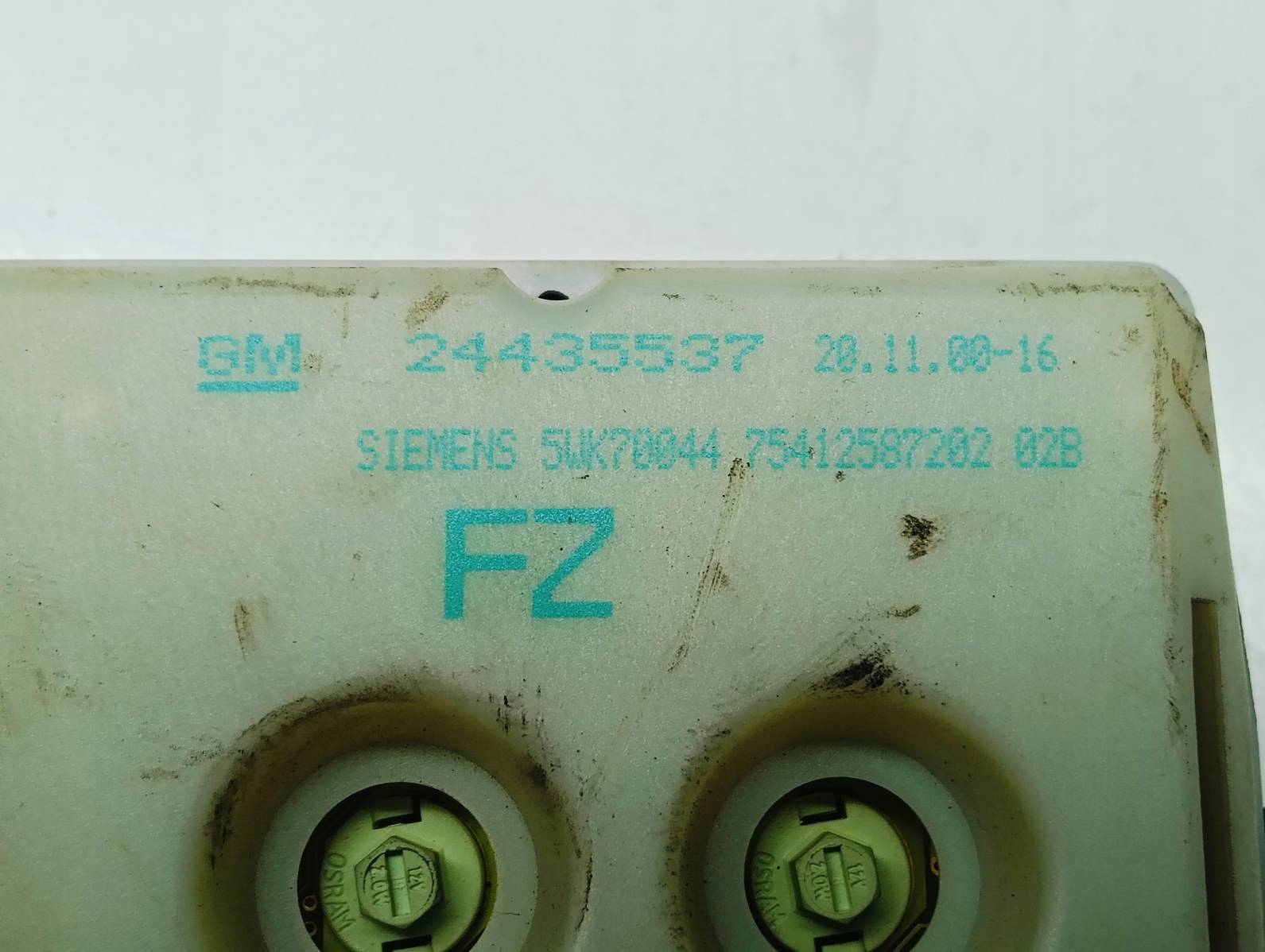 display Opel ZAFIRA A 1.8 16V 24435537