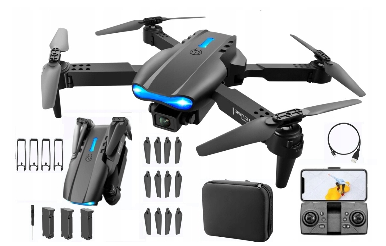 

Dron E99 Pro Max Unikanie Przeszkód Kamera 4K Wifi