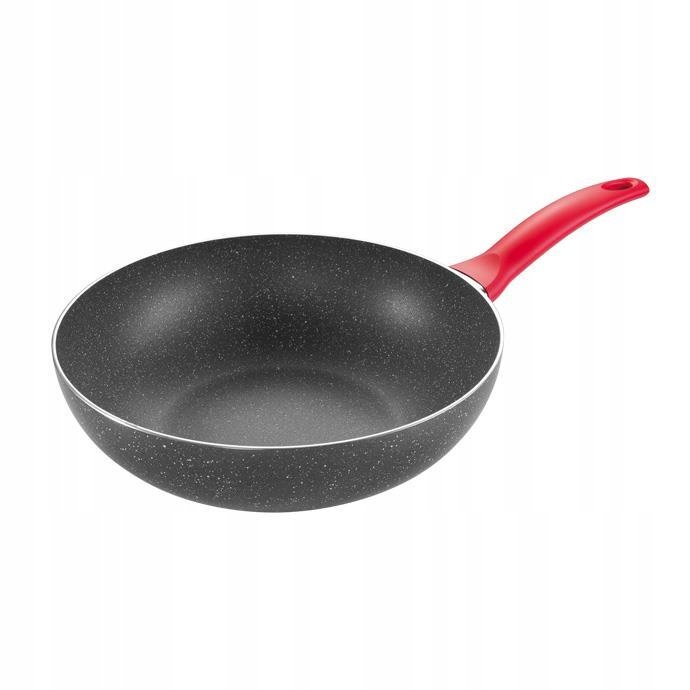 TESCOMA Patelnia Wok głęboka MANICO ROSSO ø28cm
