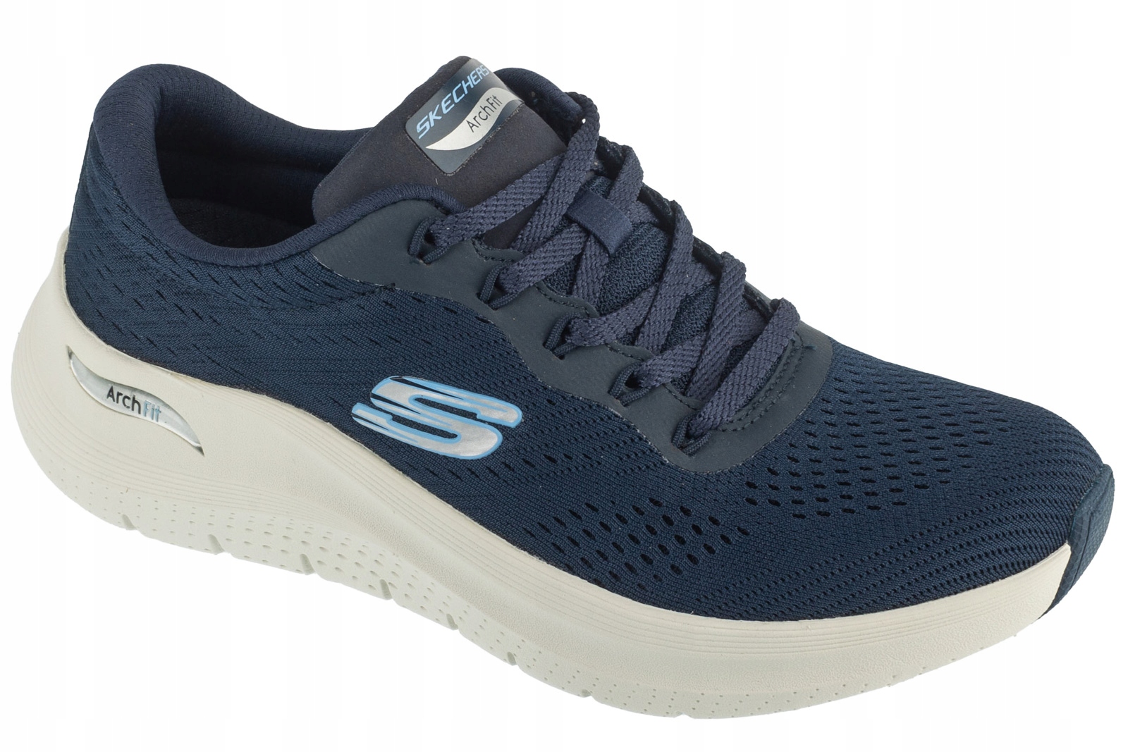 Skechers Arch Fit Sportovní Modré Šněrovací Boty 38,5 U2B
