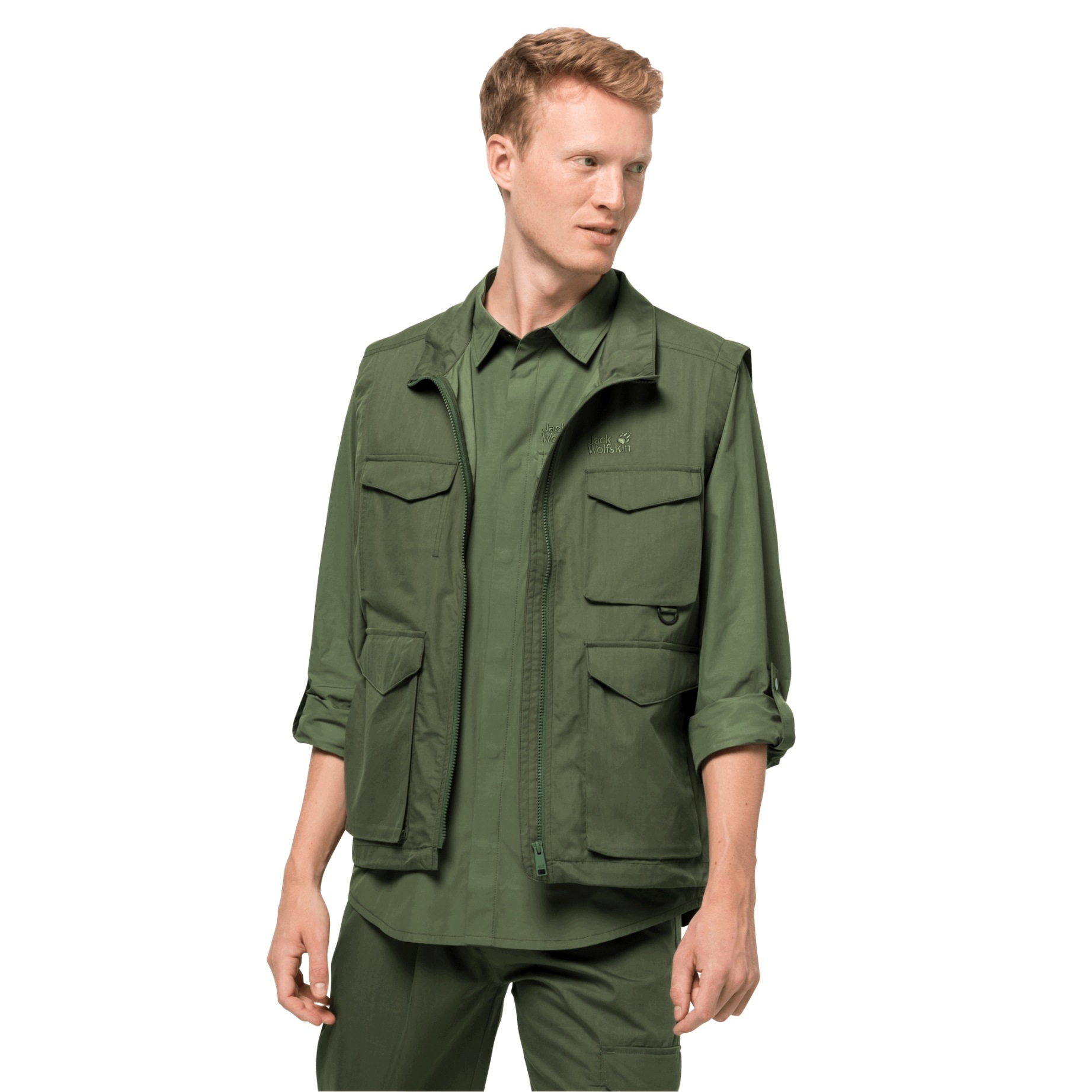 Męska kamizelka Jack Wolfskin Lakeside Trip Vest greenwood S