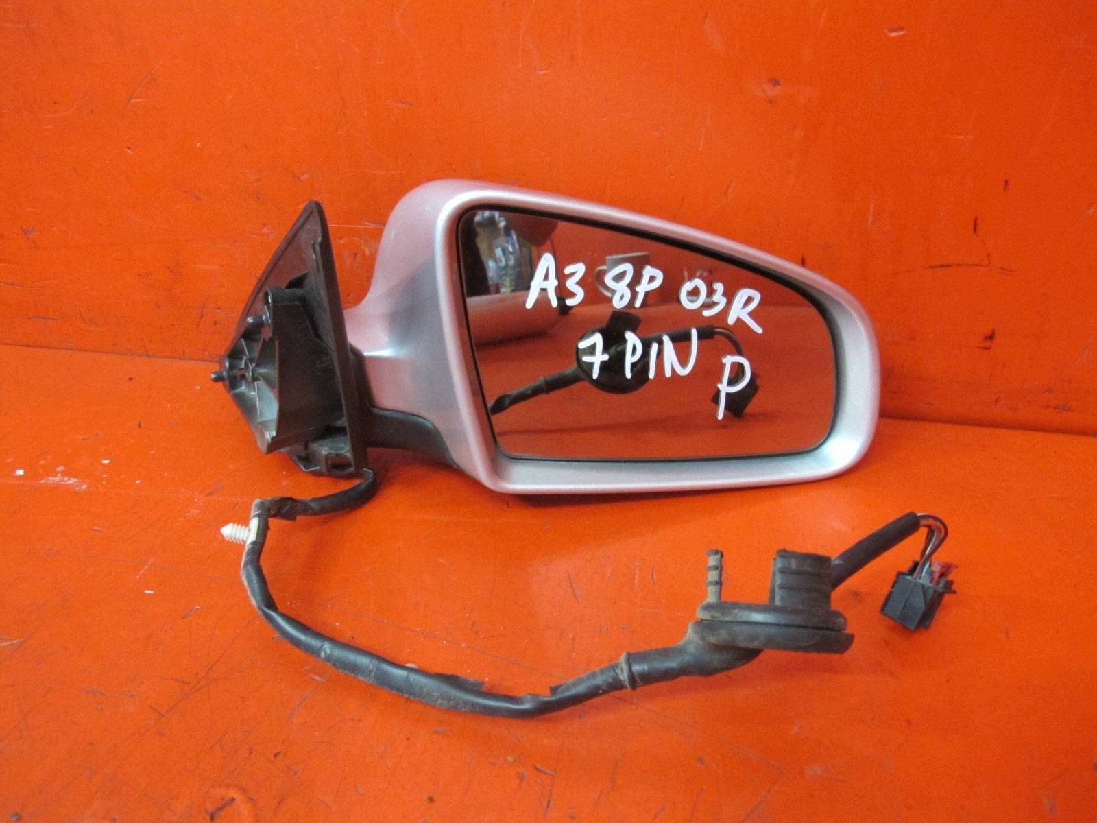 AUDI A3 8P 03- mirror electrics right 7 PIN LY7W EUROPA
